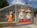 Sculptures inside Rock Garden, Malampuzha