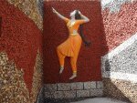 A dancer inside Rock Garden, Malampuzha