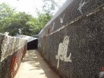 An alley inside the Rock Garden, Malampuzha