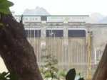 A view of the Malampuzha Dam from the Snake Park